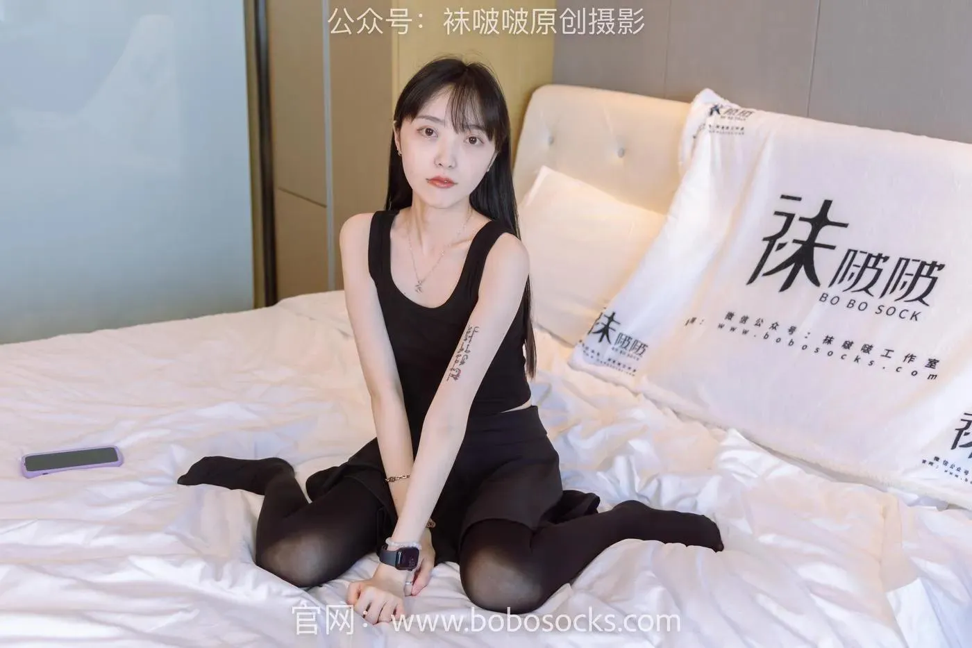 [BoBoSocks袜啵啵]NO.130 稚予-两双穿脏篮球鞋、厚黑丝 [145P]插图9